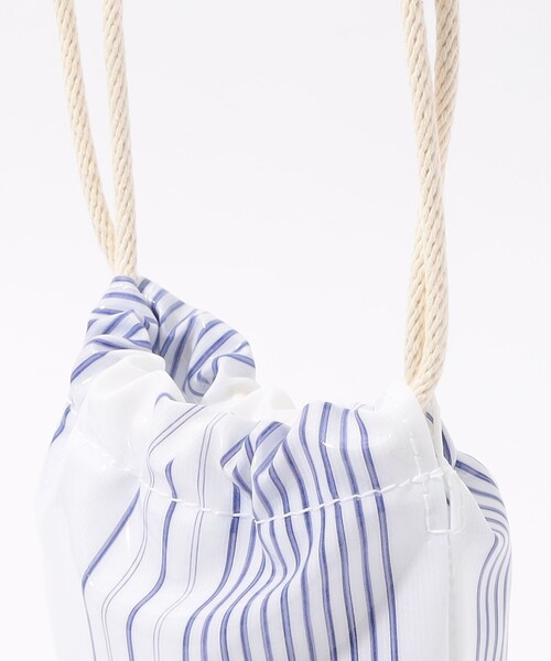 TEMBEA（テンベア）の「■【別注】TEMBEA 巾着 POCHETTE バッグ（ショルダーバッグ・レディース・ブルー系その他2/ライトブルー・FREE）」の11枚目の写真