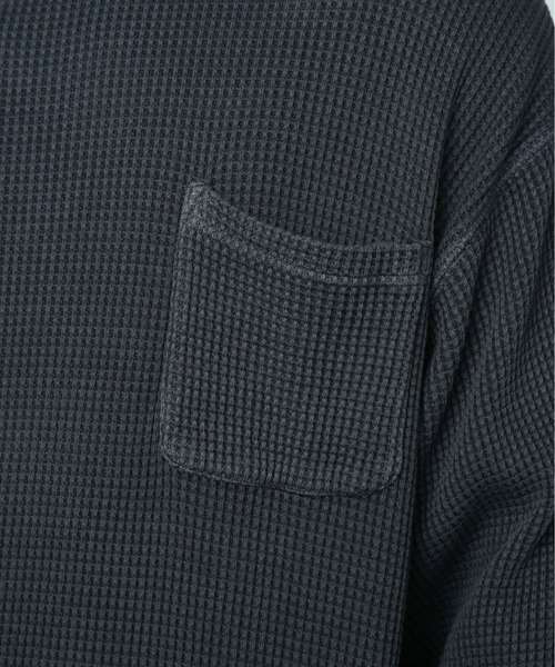 MANASTASH（マナスタッシュ）の「MANASTASH/マナスタッシュ/HEAVY SNUG THERMAL L/S TEE（Tシャツ/カットソー・メンズ・ナチュラル/パープル/タン/ブラック・M/XL/2XL/L）」の9枚目の写真