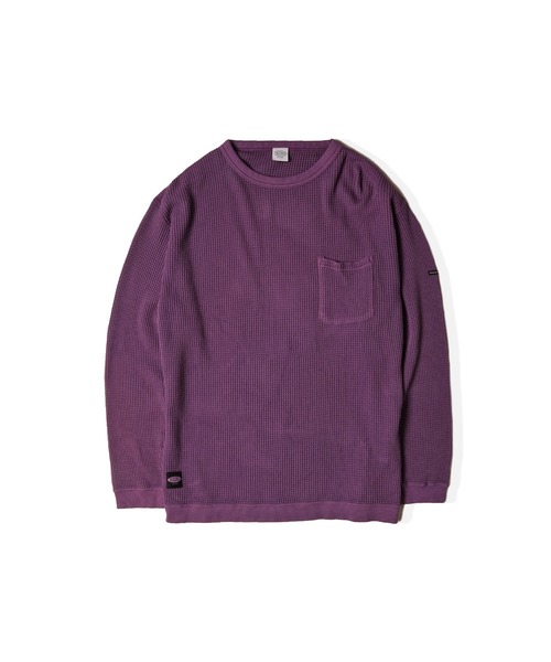 MANASTASH（マナスタッシュ）の「MANASTASH/マナスタッシュ/HEAVY SNUG THERMAL L/S TEE（Tシャツ/カットソー・メンズ・ナチュラル/パープル/タン/ブラック・M/XL/2XL/L）」の14枚目の写真