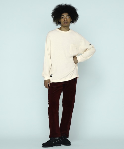 MANASTASH（マナスタッシュ）の「MANASTASH/マナスタッシュ/HEAVY SNUG THERMAL L/S TEE（Tシャツ/カットソー・メンズ・ナチュラル/パープル/タン/ブラック・M/XL/2XL/L）」の17枚目の写真