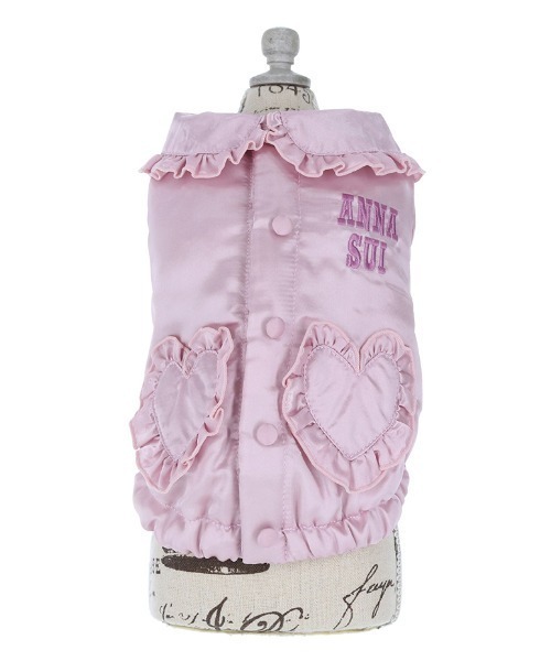 ANNA SUI(アナスイ)の「ANNA SUI/サテンブルゾン(ペットウェア・レディース・ブルー/ピンク・S/L/M/2M/2L/2XS/XS)」の7枚目の写真