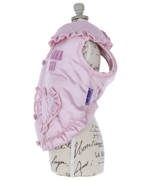 ANNA SUI(アナスイ)の「ANNA SUI/サテンブルゾン(ペットウェア・レディース・ブルー/ピンク・S/L/M/2M/2L/2XS/XS)」の10枚目の写真