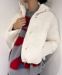 Jewelobe（ジュエローブ）の「ナイロンタッチシャカシャカフード中綿ブルゾン（ダウンジャケット/コート）」