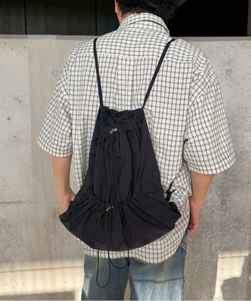 kutir（クティール）の「kutirlune／ドロストバックパック ナップザック（バックパック/リュック・レディース・ホワイト/ブラック/カーキ・FREE）」の22枚目の写真