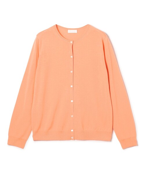 BALLSEY(ボールジィ)の「スーパーエクストラファインウール クルーネックカーディガン(カーディガン/ボレロ・レディース・ベージュ/ホワイト/チャコールグレー/グリーン/ネイビー/オレンジ/ライトグリーン/ライトパープル/パープル/オレンジ系その他・S/M)」の10枚目の写真