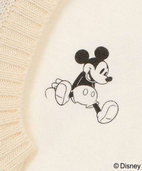 petit main(プティマイン)の「【Disney】ニットベスト付きカバーオール(ロンパース・キッズ・ネイビー/アイボリー・70cm/80cm)」の15枚目の写真