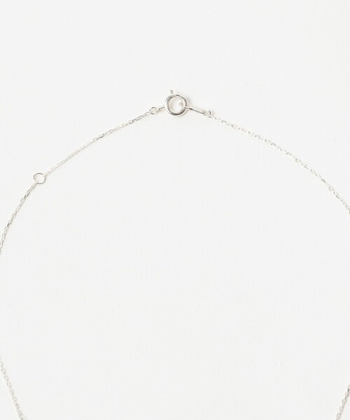 Ray BEAMS(レイビームス)の「Ray BEAMS / シルバー 1粒 ダイヤモンド ハート ネックレス(ネックレス・レディース・シルバー・ONE SIZE)」の3枚目の写真