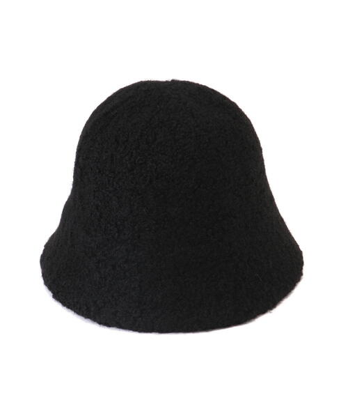 FREE'S MART（フリーズマート）の「ウール混ハット（ハット・レディース・ブラック/ホワイト・ﾌﾘ-）」の7枚目の写真