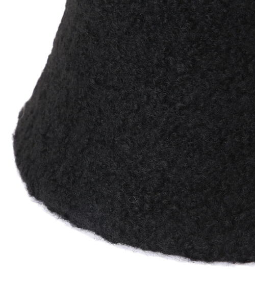 FREE'S MART（フリーズマート）の「ウール混ハット（ハット・レディース・ブラック/ホワイト・ﾌﾘ-）」の9枚目の写真