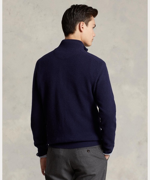 ウールカシミヤ クォータージップ セーター（ニット/セーター）｜POLO