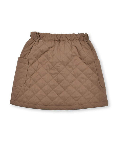 【セール】キルトスカート(100~150cm)（スカート）｜BeBe Petits Pois Vert（ベベプチポワヴェール）