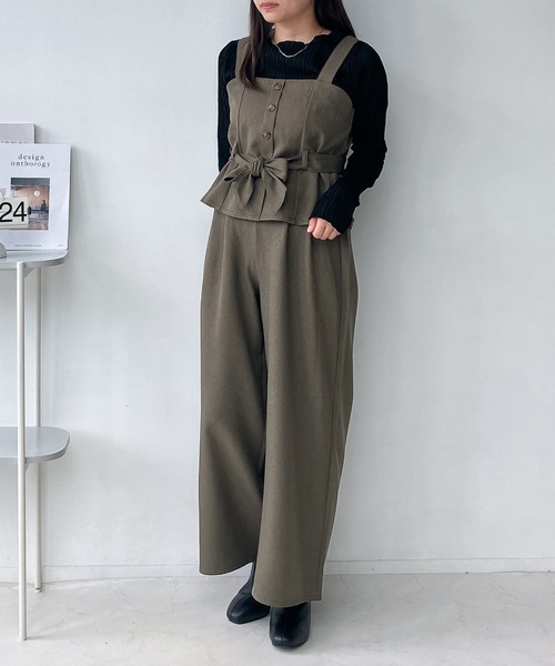 セール】☆ビスチェ&ワイドパンツ セット（セットアップ）｜AS KNOW AS