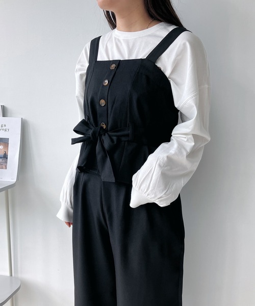 セール】☆ビスチェ&ワイドパンツ セット（セットアップ）｜AS KNOW AS