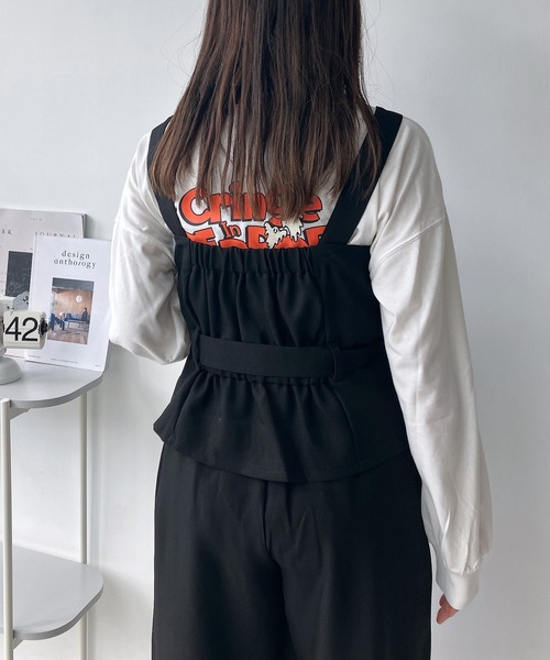 セール】☆ビスチェ&ワイドパンツ セット（セットアップ）｜AS KNOW AS