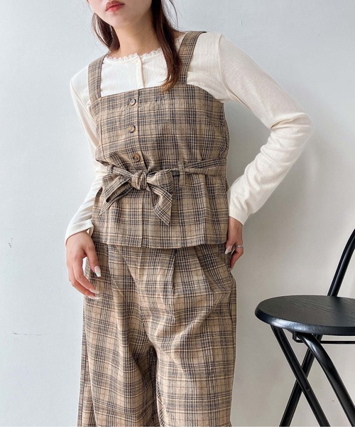 セール】☆ビスチェ&ワイドパンツ セット（セットアップ）｜AS KNOW AS