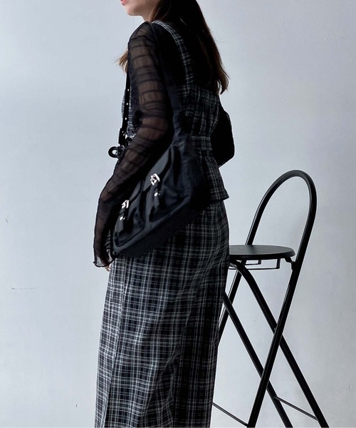 AS KNOW AS plus（アズノゥアズプラス）の「☆ビスチェ&ワイドパンツ セット（セットアップ・レディース・グレー系/ブラック/ブラウン系/グレー/グレー系その他/ブラウン系その他/カーキ系1/ブラック系1/グレー系1/ブラック系2/ベージュ系2/グレー系2/ブラウン系1・FREE）」の18枚目の写真