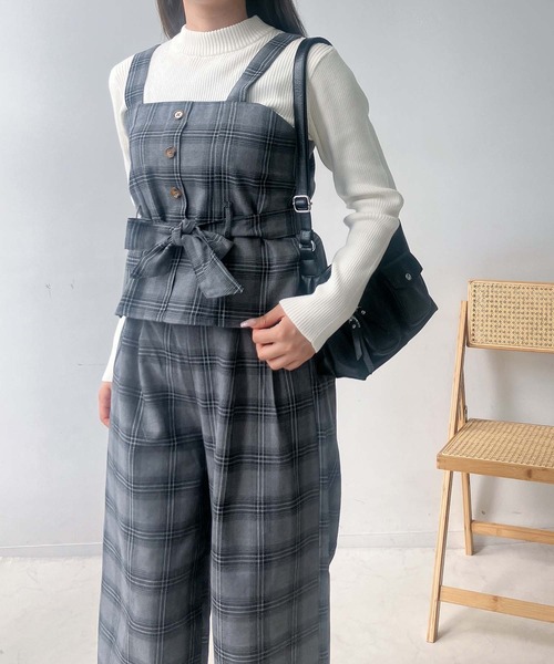 セール】☆ビスチェ&ワイドパンツ セット（セットアップ）｜AS