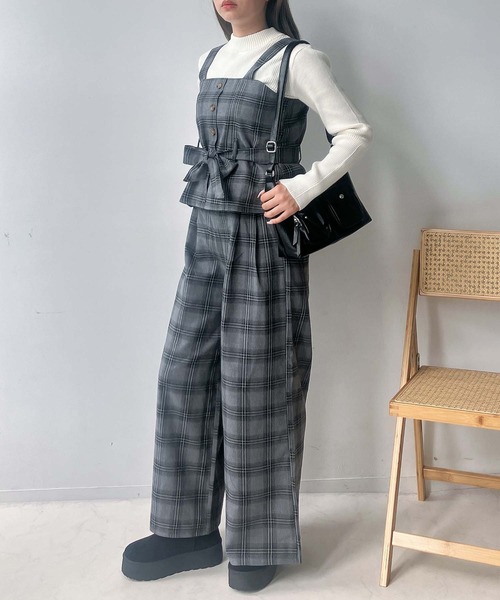 セール】☆ビスチェ&ワイドパンツ セット（セットアップ）｜AS KNOW AS