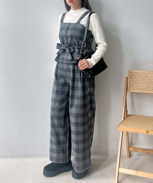 セール】☆ビスチェ&ワイドパンツ セット（セットアップ）｜AS KNOW AS