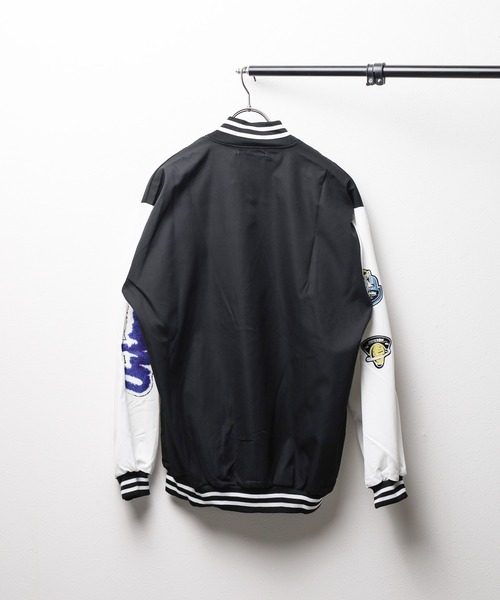 【セール】《Bling leads》ビッグシルエット スタジアムジャンパー(ブルゾン)|Bling Leads(ブリングリーズ) 【セール】《Bling leads》ビッグシルエット スタジアムジャンパー(ブルゾン)|Bling Leads(ブリングリーズ)