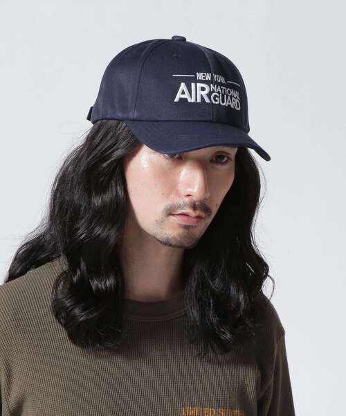 AVIREX（アヴィレックス）の「AIR NATIONALＮ GUARD CAP / エアナショナルガード キャップ / AVIREX / アヴィレックス（キャップ・メンズ・ネイビー/ブラック/グレー・F）」の12枚目の写真