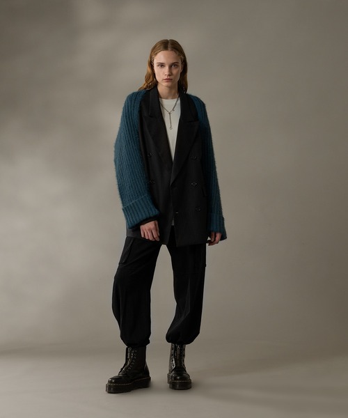 selle glant（セレグランテ）の「WIDE STRAIGHT M-47CARGO PANTS/ワイドストレートM-47カーゴパンツ（カーゴパンツ・メンズ・ブラック/カーキ・MEDIUM/SMALL/LARGE）」の10枚目の写真