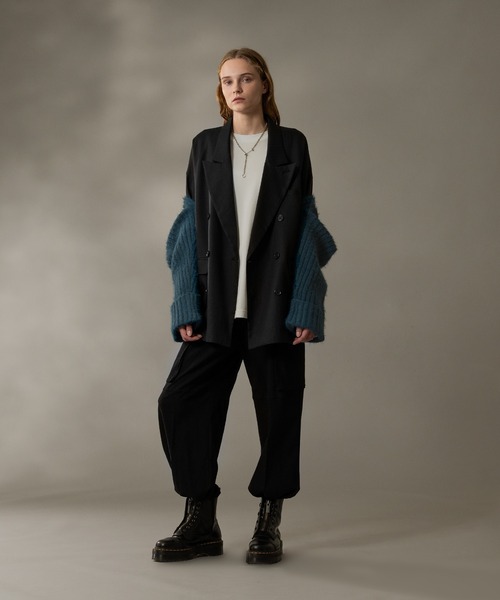 selle glant（セレグランテ）の「WIDE STRAIGHT M-47CARGO PANTS/ワイドストレートM-47カーゴパンツ（カーゴパンツ・メンズ・ブラック/カーキ・MEDIUM/SMALL/LARGE）」の11枚目の写真