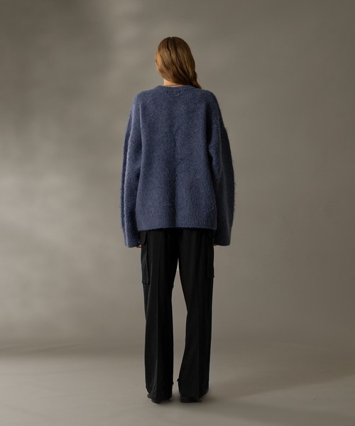 selle glant（セレグランテ）の「WIDE STRAIGHT M-47CARGO PANTS/ワイドストレートM-47カーゴパンツ（カーゴパンツ・メンズ・ブラック/カーキ・MEDIUM/SMALL/LARGE）」の8枚目の写真