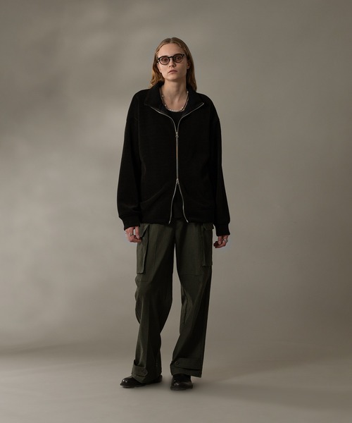 selle glant（セレグランテ）の「WIDE STRAIGHT M-47CARGO PANTS/ワイドストレートM-47カーゴパンツ（カーゴパンツ・メンズ・ブラック/カーキ・MEDIUM/SMALL/LARGE）」の21枚目の写真