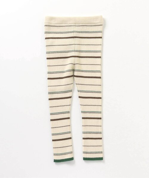 BREEZE（ブリーズ）の「もちもちリブニットレギンス（レギンス/スパッツ・キッズ・アイボリー/ベージュ/ブラック/イエロー・90/110/80/100/120/140/130）」の3枚目の写真
