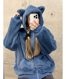 【大人気★再販】キャットフェイクファーブルゾン