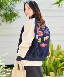 美品 ANTIBAL ジャケット ワッペン刺繍 メルトンライク スタジアム 美品 ANTIBAL ジャケット ワッペン刺繍 メルトンライク スタジアム