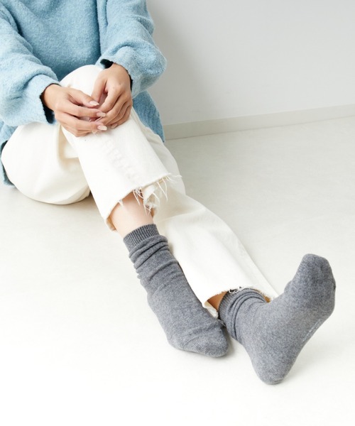 FALKE（ファルケ）の「[FALKE/ファルケ] COSY WOOL カシミヤ混ショートソックス（ソックス/靴下・レディース・ブルー/マスタード/オリーブ/グレー/オフホワイト/ピンク・22-24cm）」の11枚目の写真