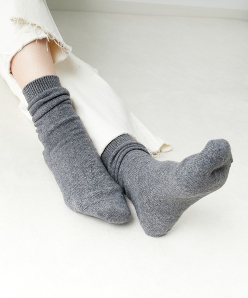 FALKE（ファルケ）の「[FALKE/ファルケ] COSY WOOL カシミヤ混ショートソックス（ソックス/靴下・レディース・ブルー/マスタード/オリーブ/グレー/オフホワイト/ピンク・22-24cm）」の12枚目の写真