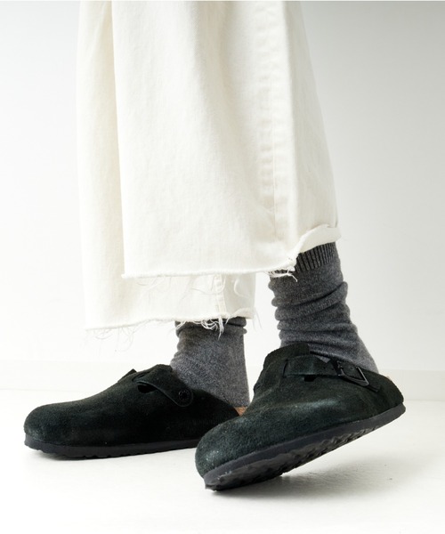 FALKE（ファルケ）の「[FALKE/ファルケ] COSY WOOL カシミヤ混ショートソックス（ソックス/靴下・レディース・ブルー/マスタード/オリーブ/グレー/オフホワイト/ピンク・22-24cm）」の19枚目の写真