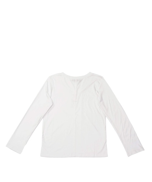 almo(アルモ)の「VネックロングTシャツ【YC】(Tシャツ/カットソー・レディース・ホワイト・SMALL/MEDIUM)」の13枚目の写真