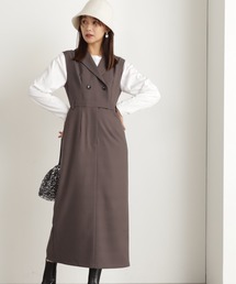 N.（N. Natural Beauty Basic） | ◆テーラーカラージャンパースカート(ジャンパースカート)