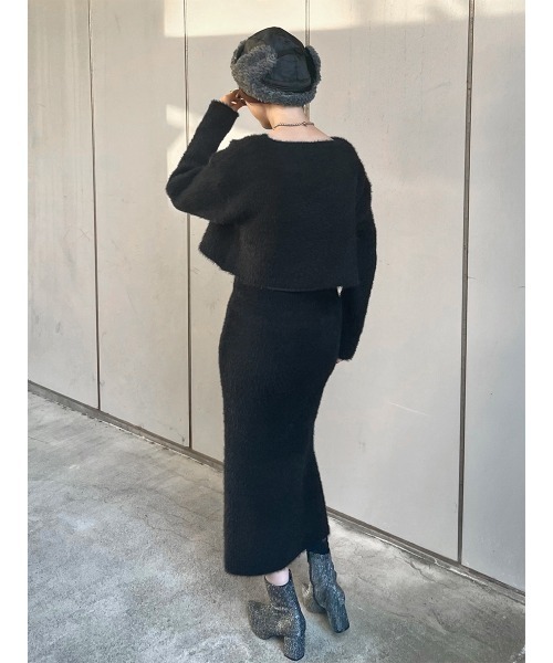 セール】《cream select》シャギーニットセットアップ / シャギー