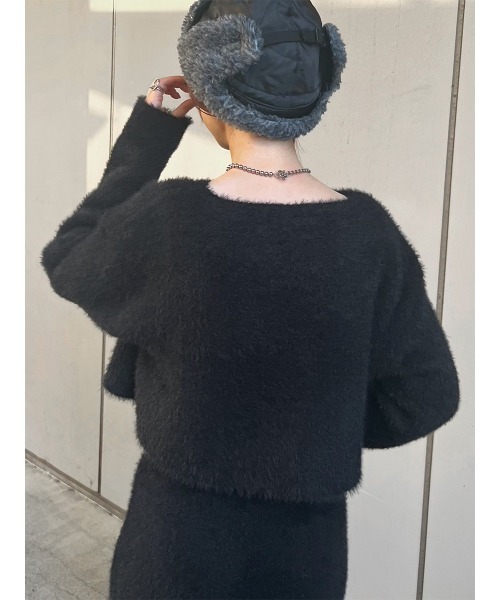 セール】《cream select》シャギーニットセットアップ / シャギー