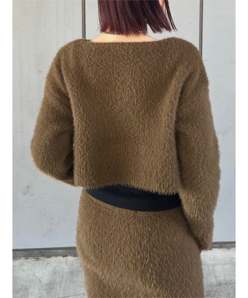 セール】《cream select》シャギーニットセットアップ / シャギー