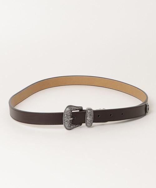 ８(eight)（エイト）の「25mmウエスタンベルト（ベルト・メンズ・ブラック/ダークブラウン・FREE）」の18枚目の写真