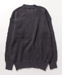 aimoha men MESH KNIT PULLOVER メッシュニット プルオーバー (SS)