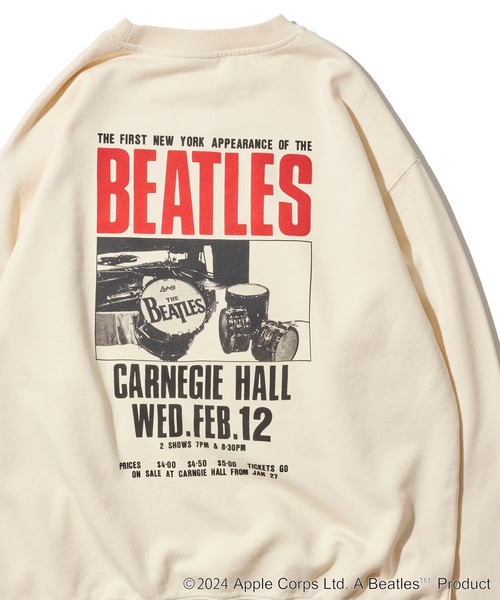 THE BEATLES/ザ ビートルズ】フォトプリントスウェットトレーナー