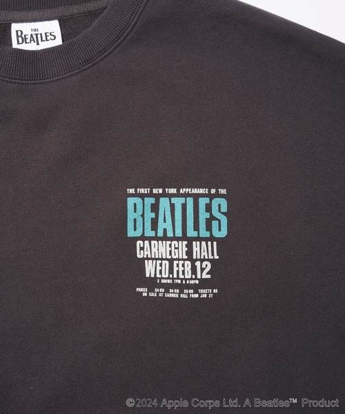 The Beatles(ザビートルズ)の「【THE BEATLES/ザ ビートルズ】フォトプリントスウェットトレーナー / グラフィックバックプリントプルオーバー(スウェット・メンズ・チャコールグレー/アイボリー/オフホワイト・X-LARGE/MEDIUM/LARGE)」の10枚目の写真