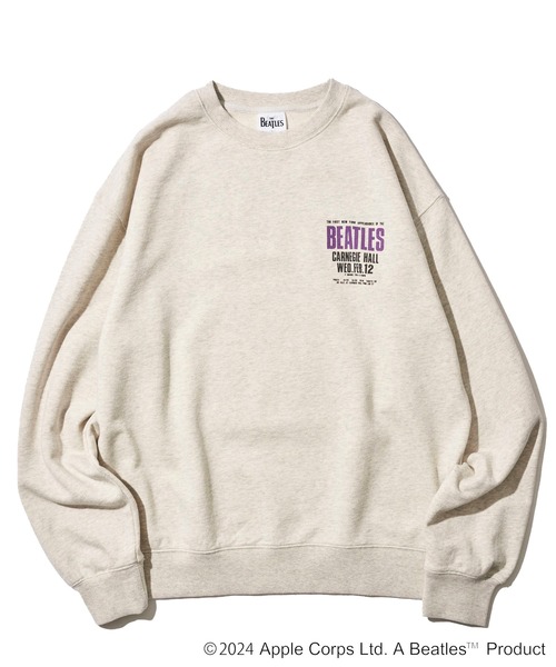The Beatles(ザビートルズ)の「【THE BEATLES/ザ ビートルズ】フォトプリントスウェットトレーナー / グラフィックバックプリントプルオーバー(スウェット・メンズ・チャコールグレー/アイボリー/オフホワイト・X-LARGE/MEDIUM/LARGE)」の6枚目の写真