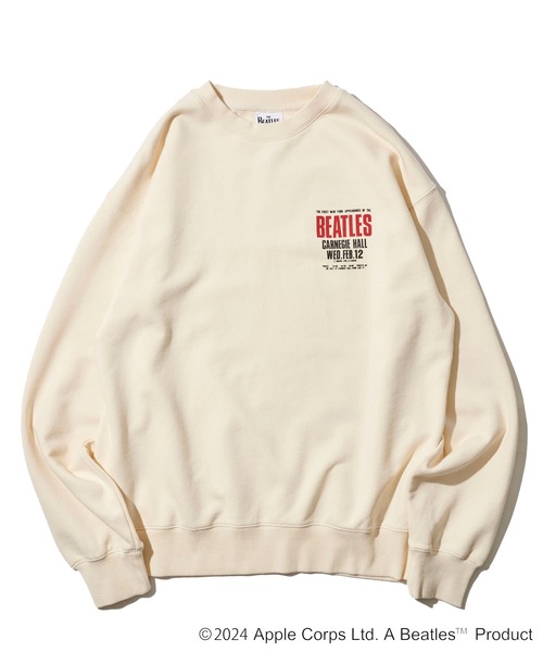 The Beatles(ザビートルズ)の「【THE BEATLES/ザ ビートルズ】フォトプリントスウェットトレーナー / グラフィックバックプリントプルオーバー(スウェット・メンズ・チャコールグレー/アイボリー/オフホワイト・X-LARGE/MEDIUM/LARGE)」の4枚目の写真