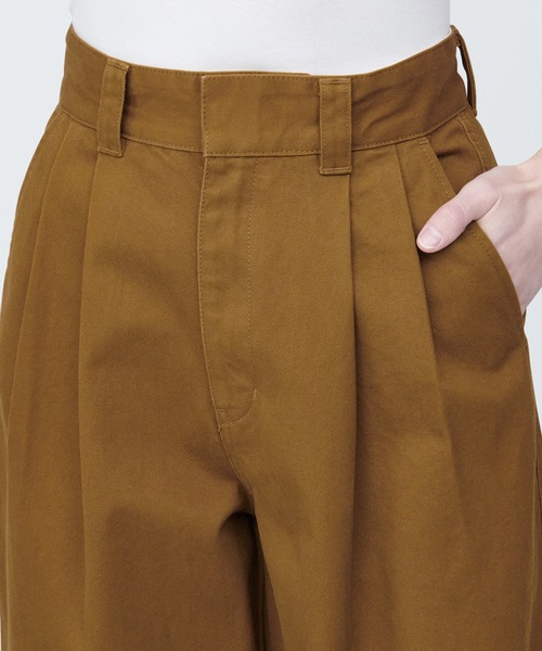 無印良品(ムジルシリョウヒン)の「婦人 木の実から作ったカポック混タックワイドパンツ(その他パンツ・レディース・キナリ/イエロー系2・XL/M/XS/S/L)」の14枚目の写真
