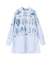 MACPHEE | マリンプリント チュニックシャツ(シャツ/ブラウス)