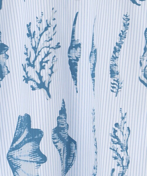 MACPHEE（マカフィー）の「マリンプリント チュニックシャツ（シャツ/ブラウス・レディース・ライトブルー・36）」の10枚目の写真