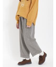 Samansa Mos2 | センタープレスロールアップパンツ(その他パンツ)